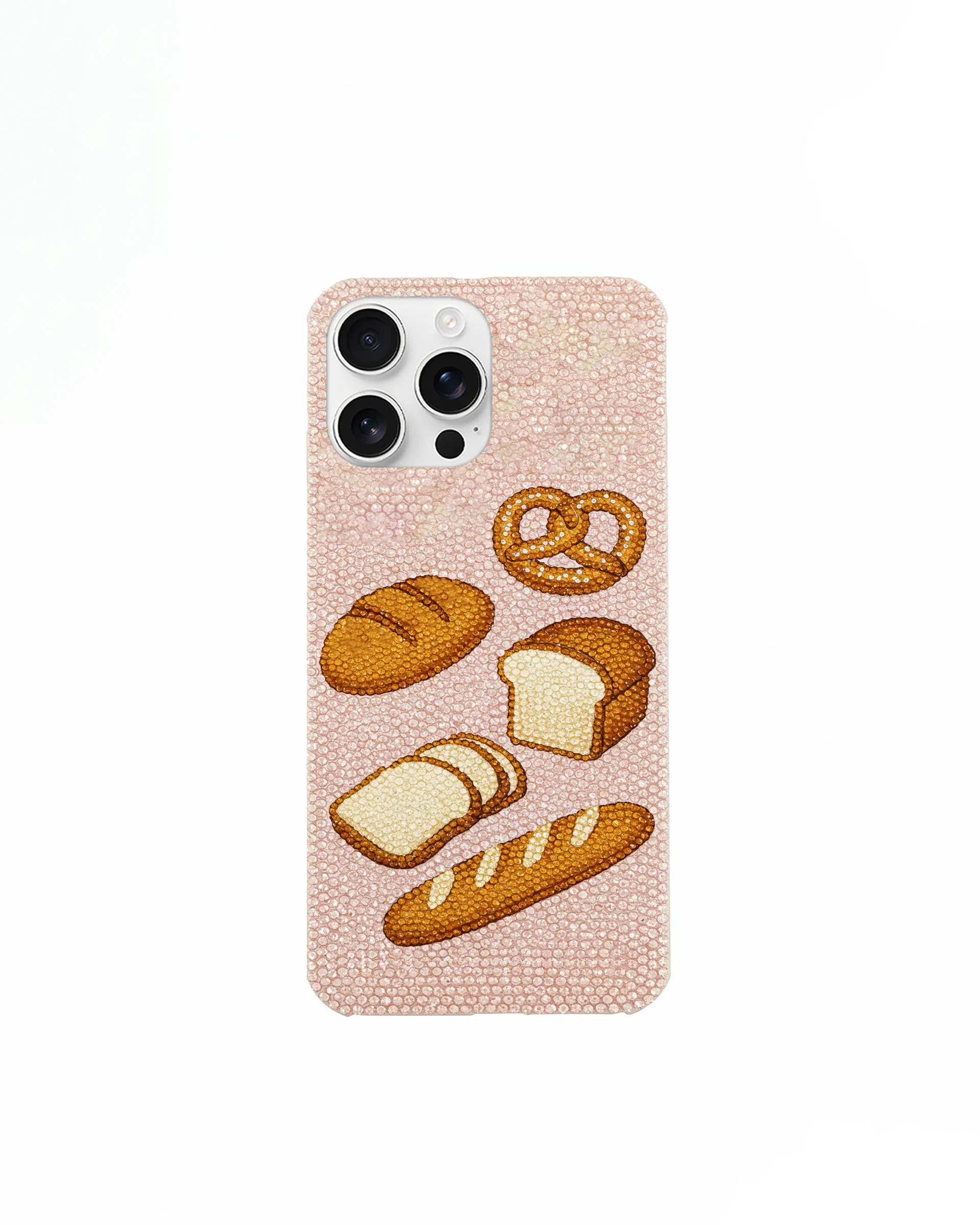 Bread Pattern Phone Case – Pink sold by JW PEI