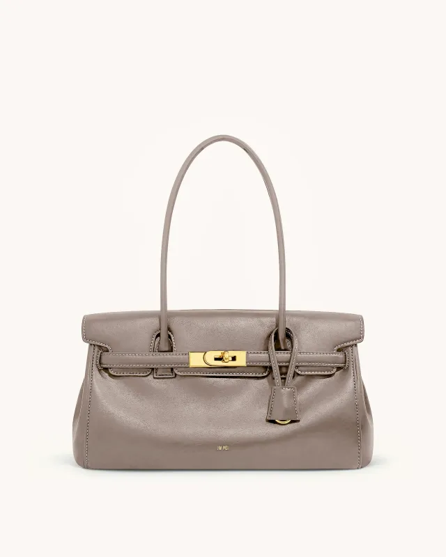 Yara Shoulder Bag - Gray Apricot sold by JW PEI