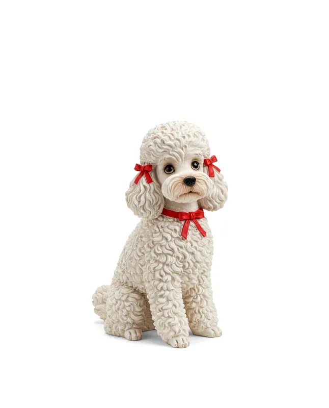 Fifi Poodle Clutch Bag - White sold by JW PEI
