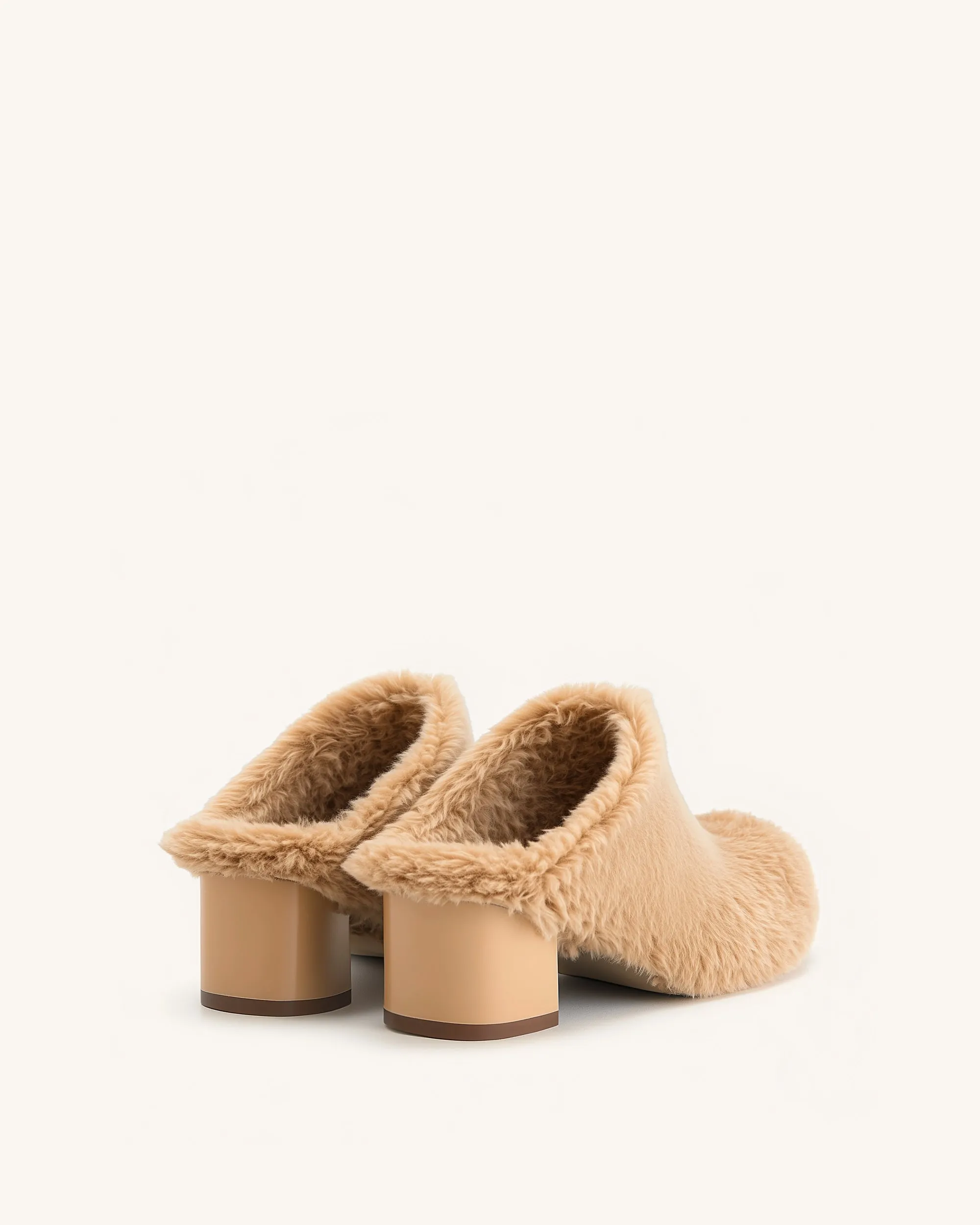 Isabella Slouchy Faux Fur Mules - Brown sold by JW PEI product image thumbnail 2