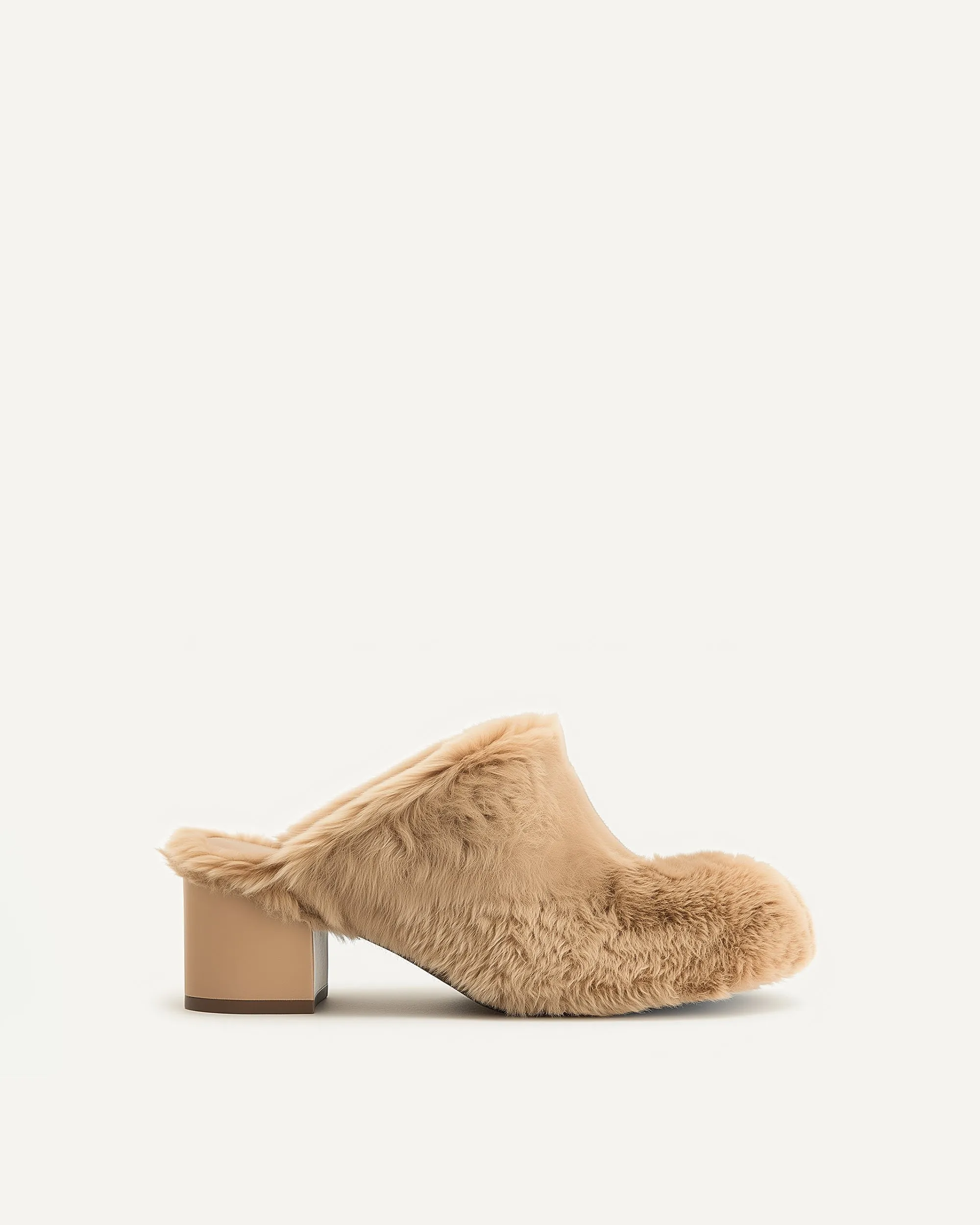 Isabella Slouchy Faux Fur Mules - Brown sold by JW PEI product image thumbnail 3