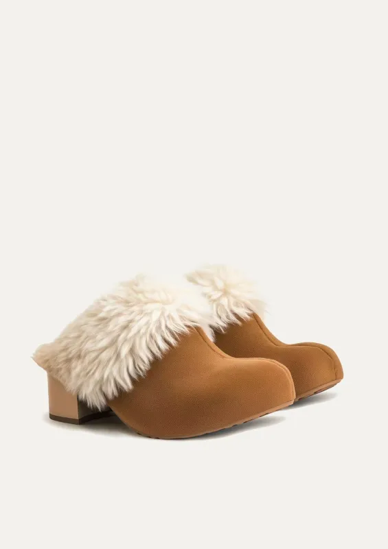 Isabella Slouchy Mules -Brown sold by JW PEI