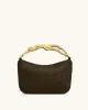 Jenny Woven Human-shaped Handle Handbag - Olive Green sold by JW PEI