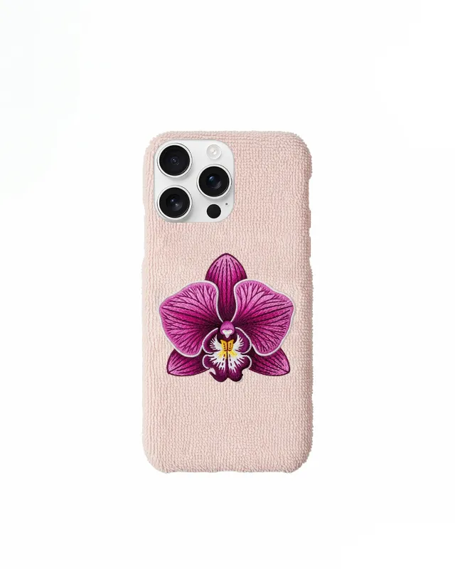 Textured Pink Orchid Phone Case – Pink sold by JW PEI
