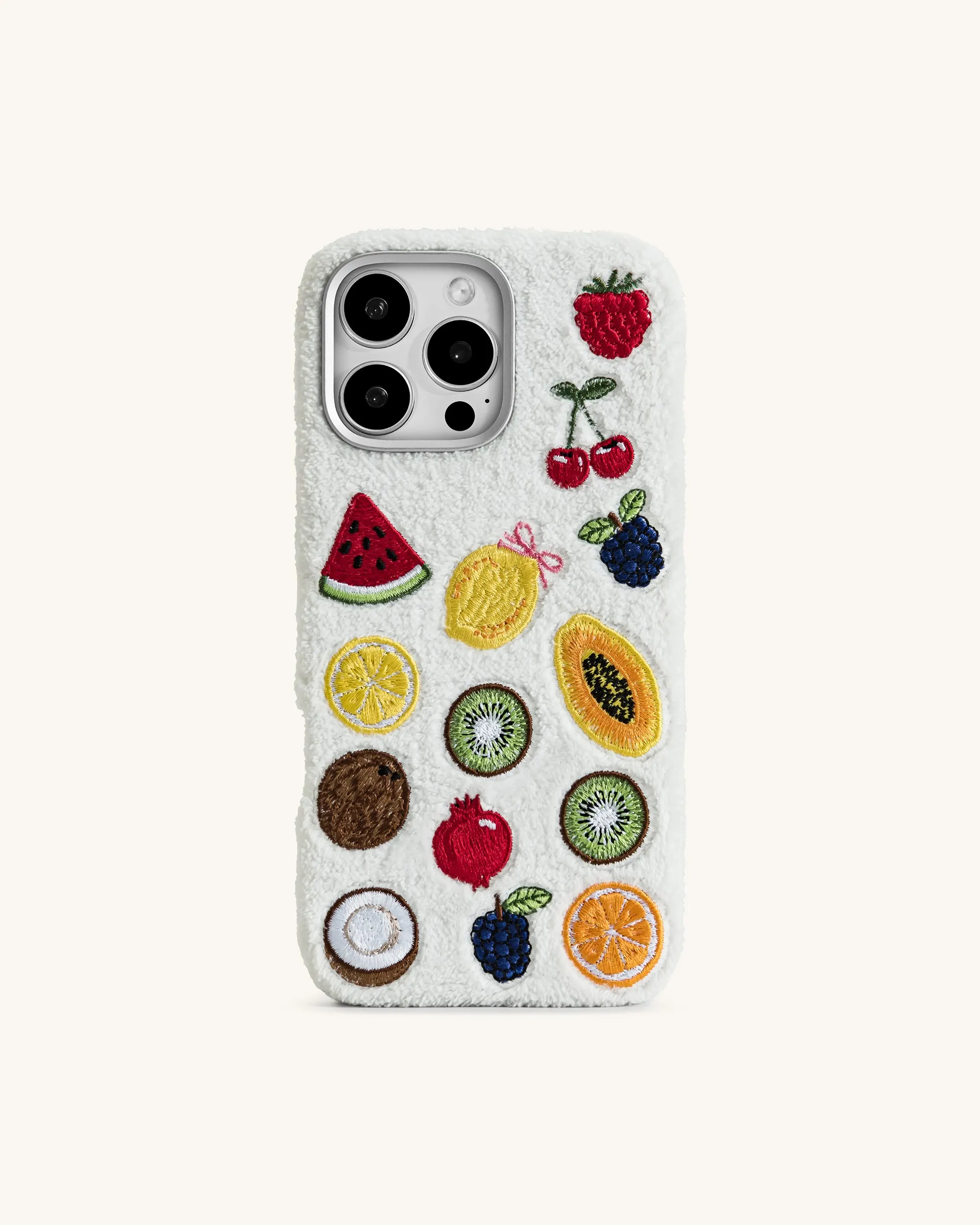 Fruit Fiesta Phone Case - Multicolor White sold by JW PEI
