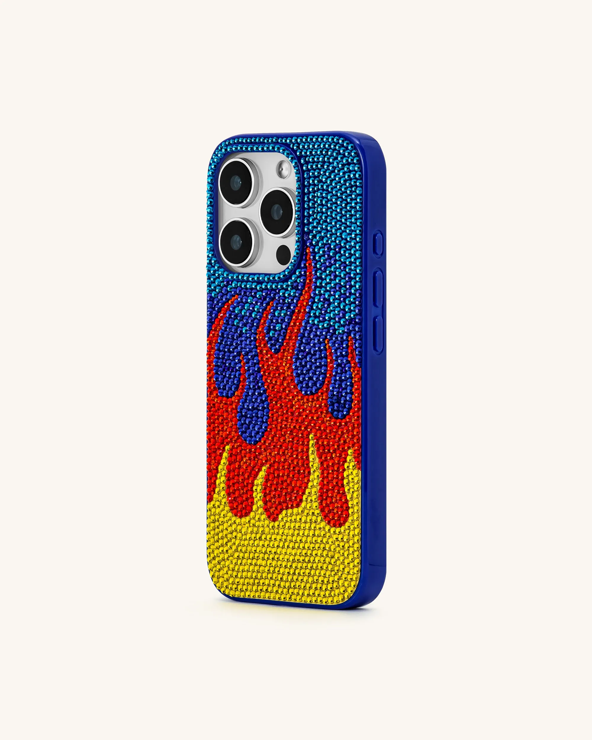Flame Pattern iPhone Case - Multicolor Blue sold by JW PEI product image thumbnail 2