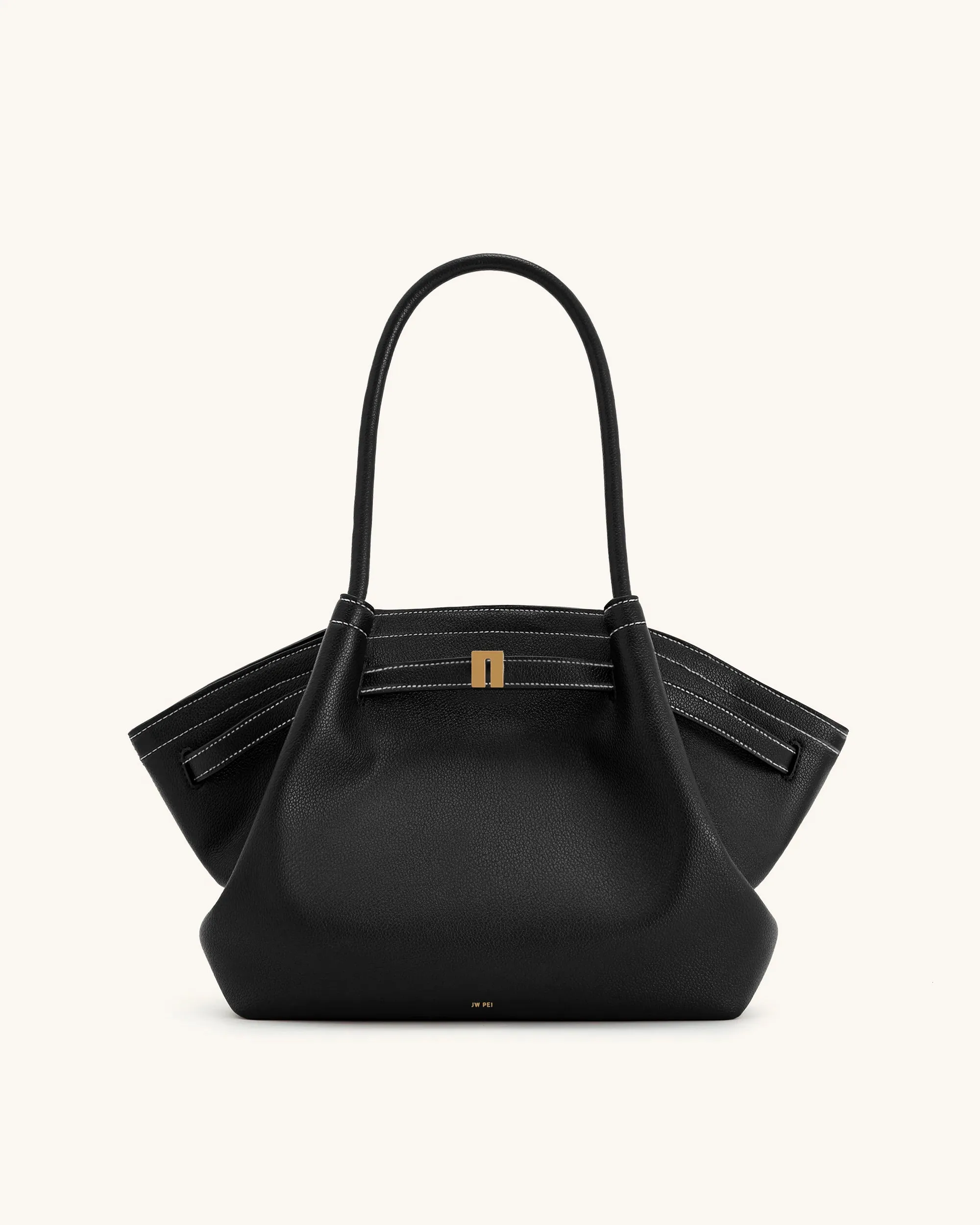 Hana Medium Tote Bag - Black sold by JW PEI