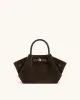 Hana Mini Faux Fur Tote Bag - Dark Brown sold by JW PEI