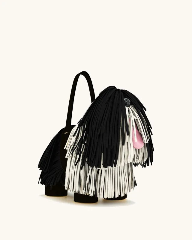 Nita Puppy Shape Handbag - Black sold by JW PEI