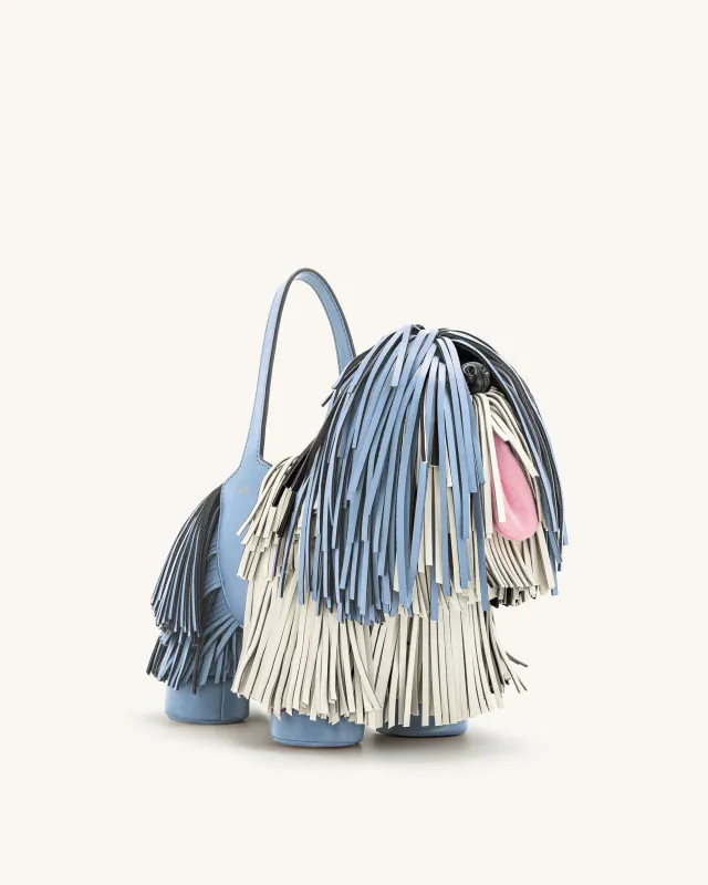 Nita Puppy Shape Handbag - Light Blue sold by JW PEI