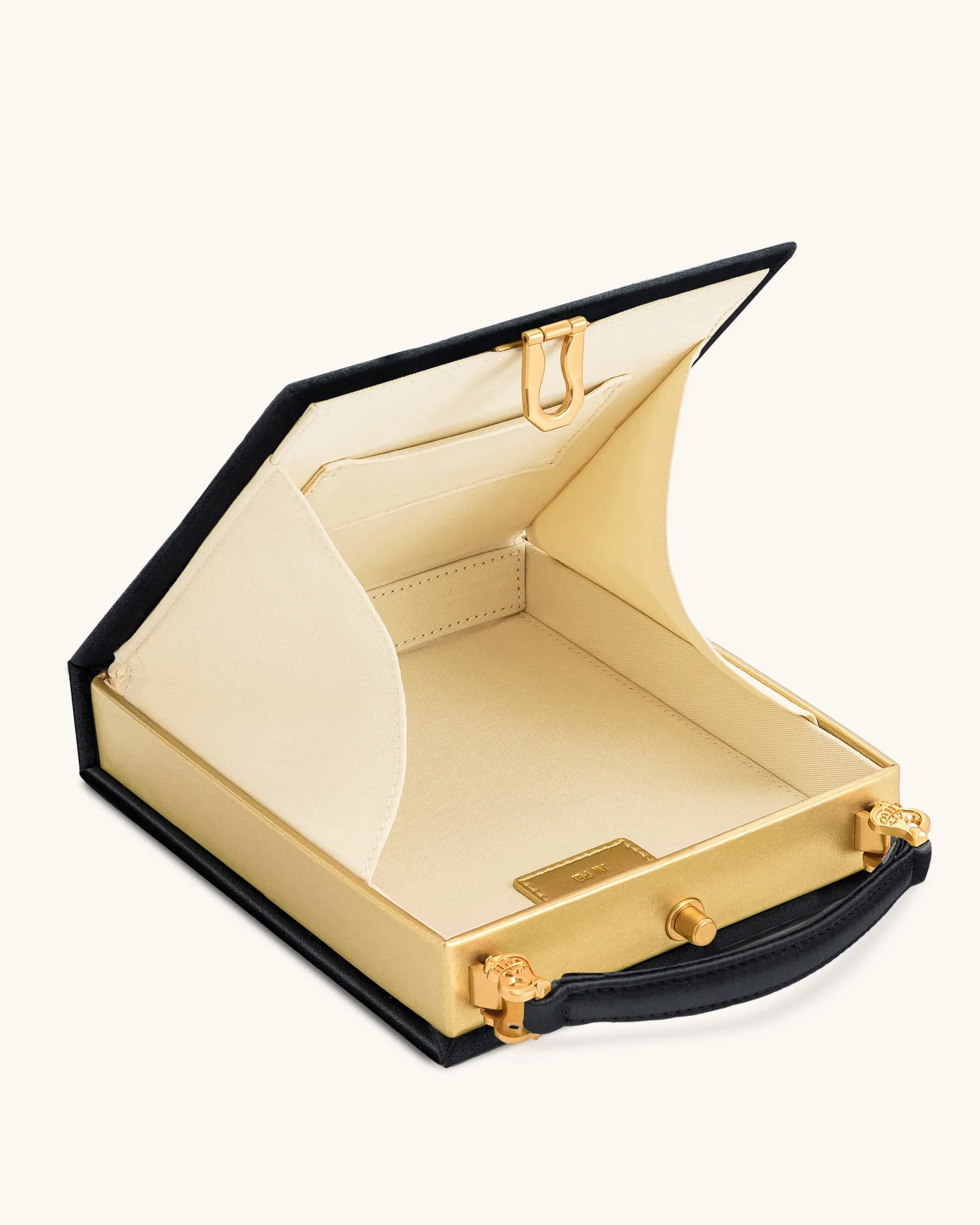 Taya Orchid Motif Book Shape Clutch Bag - Black sold by JW PEI product image thumbnail 3