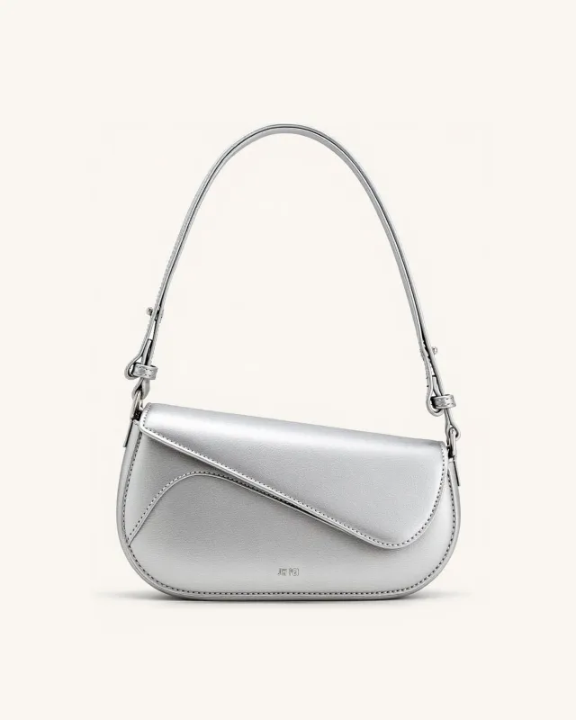 Addisyn Shoulder Bag - Silver sold by JW PEI