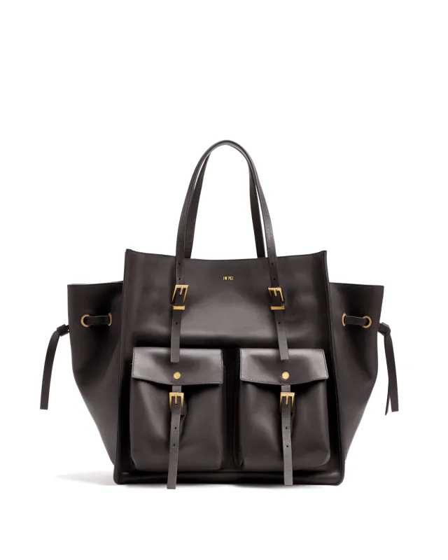 Sasha Utility Tote Bag - Black sold by JW PEI
