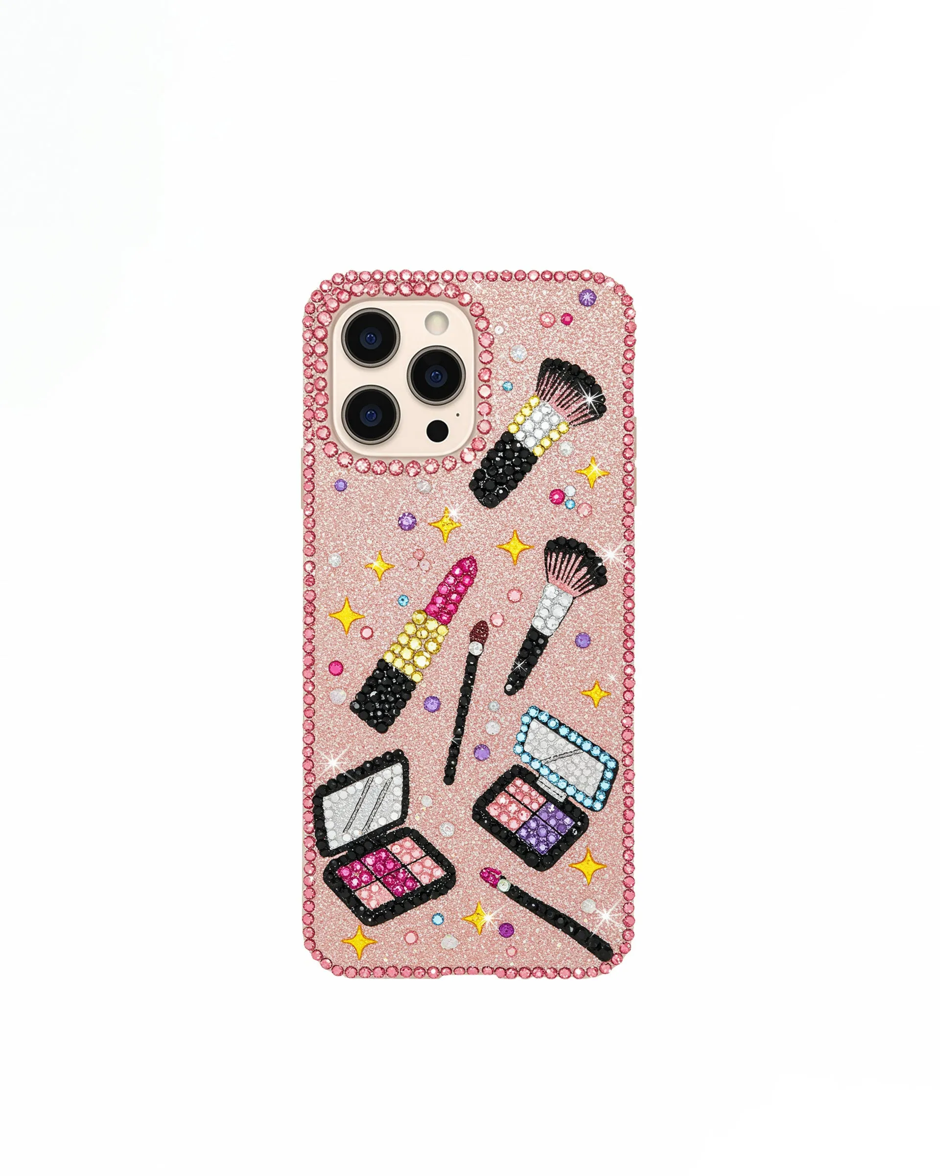 Makeup Art Artificial Crystal Phone Case – Pink sold by JW PEI