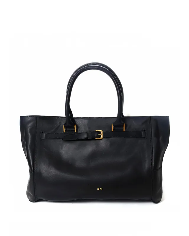 Avery Top Handle Bag - Black sold by JW PEI
