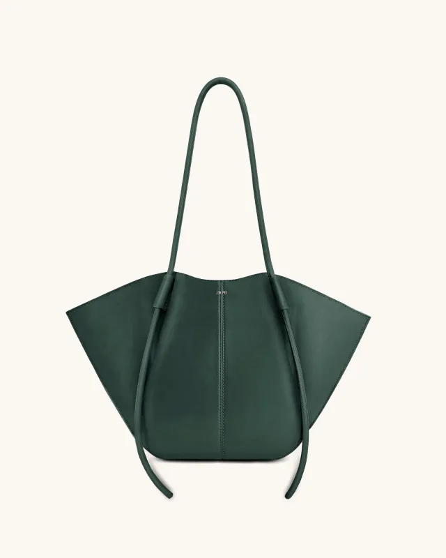 Nala Wide Tote Bag - Deep Green sold by JW PEI