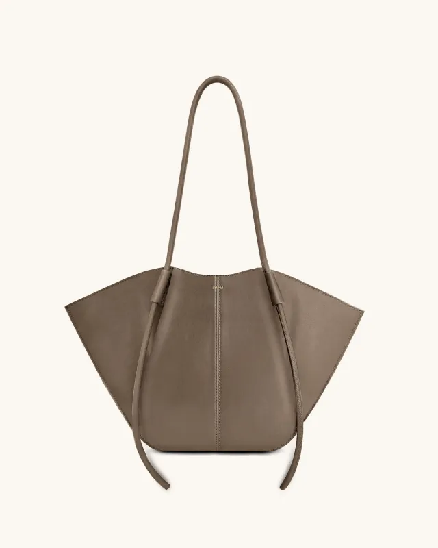 Nala Wide Tote Bag - Taupe sold by JW PEI
