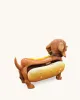 Dachshund Hot Dog Bag - Brown/Yellow sold by JW PEI