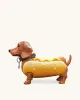 Dachshund Hot Dog Bag - Brown/Yellow sold by JW PEI