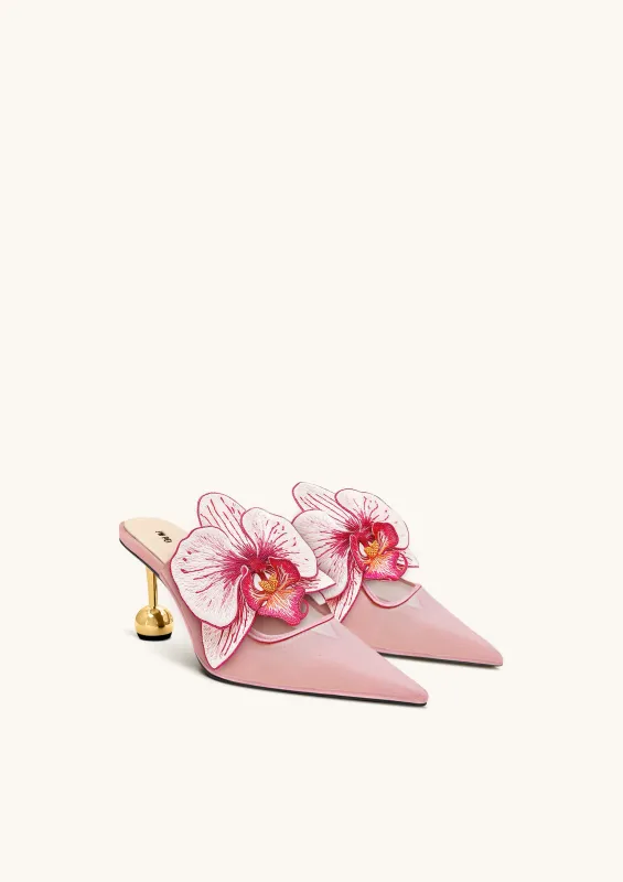 Sofia Orchid Sphere Heel Mules - Pink sold by JW PEI