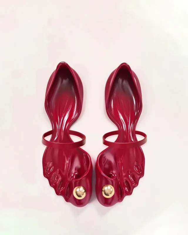 Nova Sculpted Sandals – Red sold by JW PEI