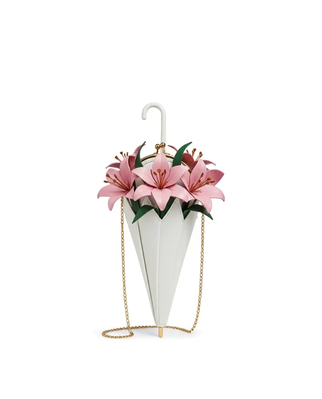 Lily Umbrella Crossbody Bag - White sold by JW PEI