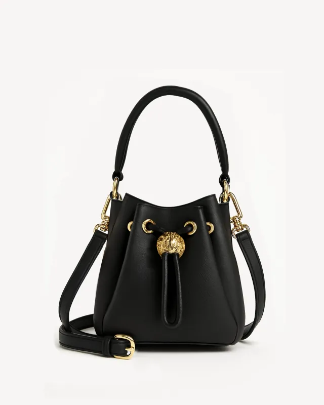 Morgan Mini Bucket Bag - Black sold by JW PEI