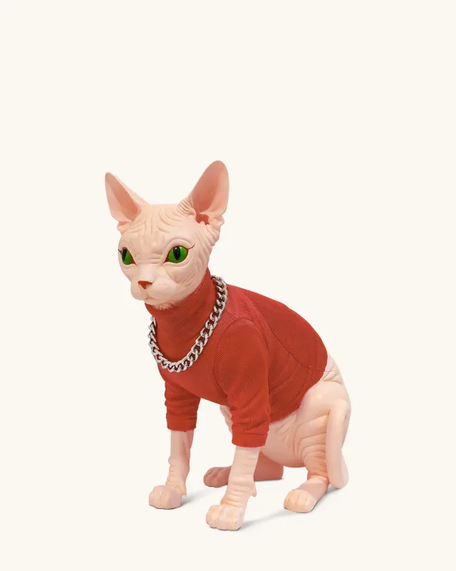Sadie Cat Clutch - Red/Pink sold by JW PEI
