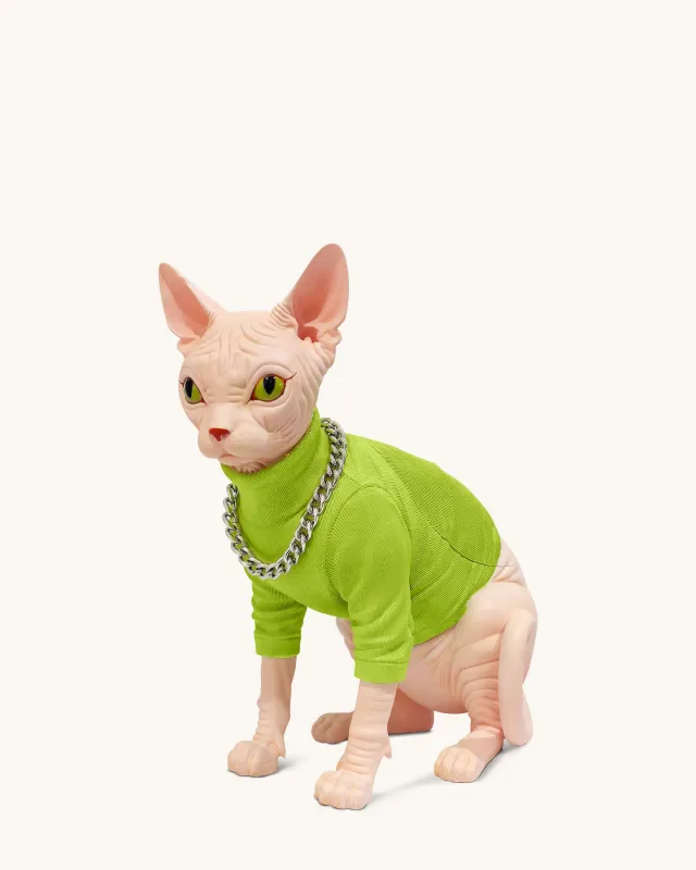 Sadie Cat Clutch - Green/Pink sold by JW PEI