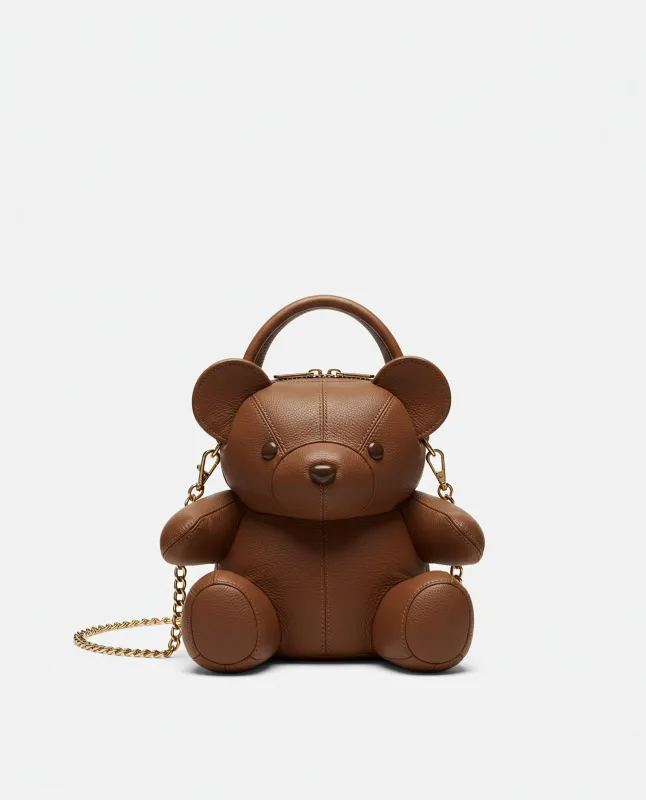 Teddy Bear Novelty Crossbody Bag - Brown sold by JW PEI