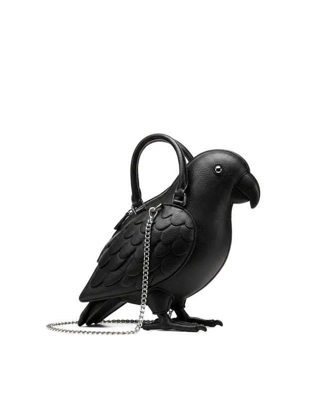 Mya Parrot Shaped Bag - Black sold by JW PEI