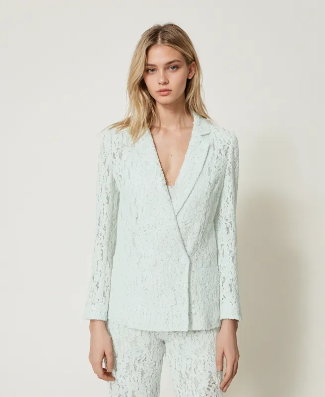 Mint Lace Tailored Blazer – Peppermint Green sold by JW PEI