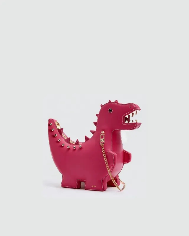Dino Chain Crossbody Bag - Pink made by JW PEI