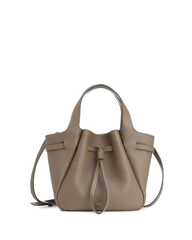 Avery Drawstring Bucket Bag - Taupe sold by JW PEI