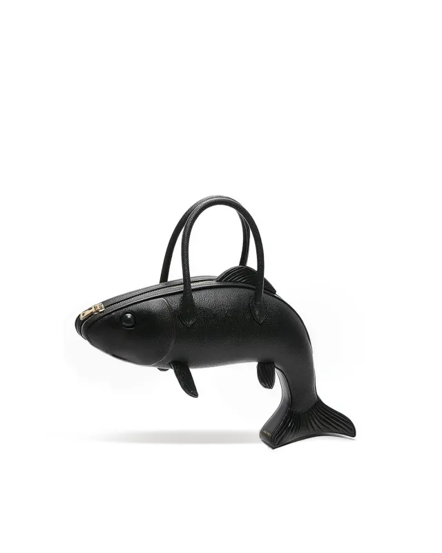 Kai Fish Top Handle Bag - Black sold by JW PEI