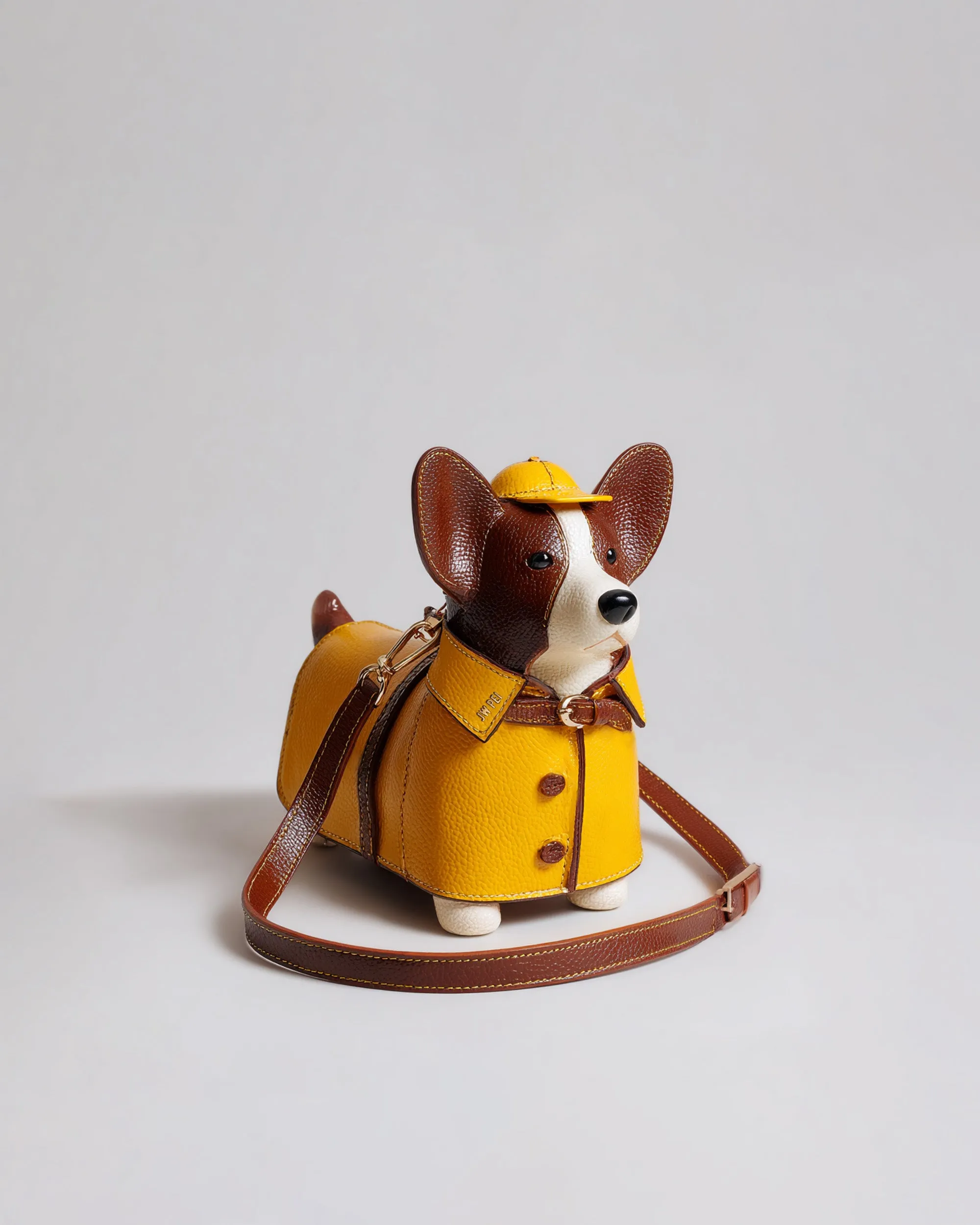 Corgi Raincoat Dog Crossbody Bag - Yellow sold by JW PEI