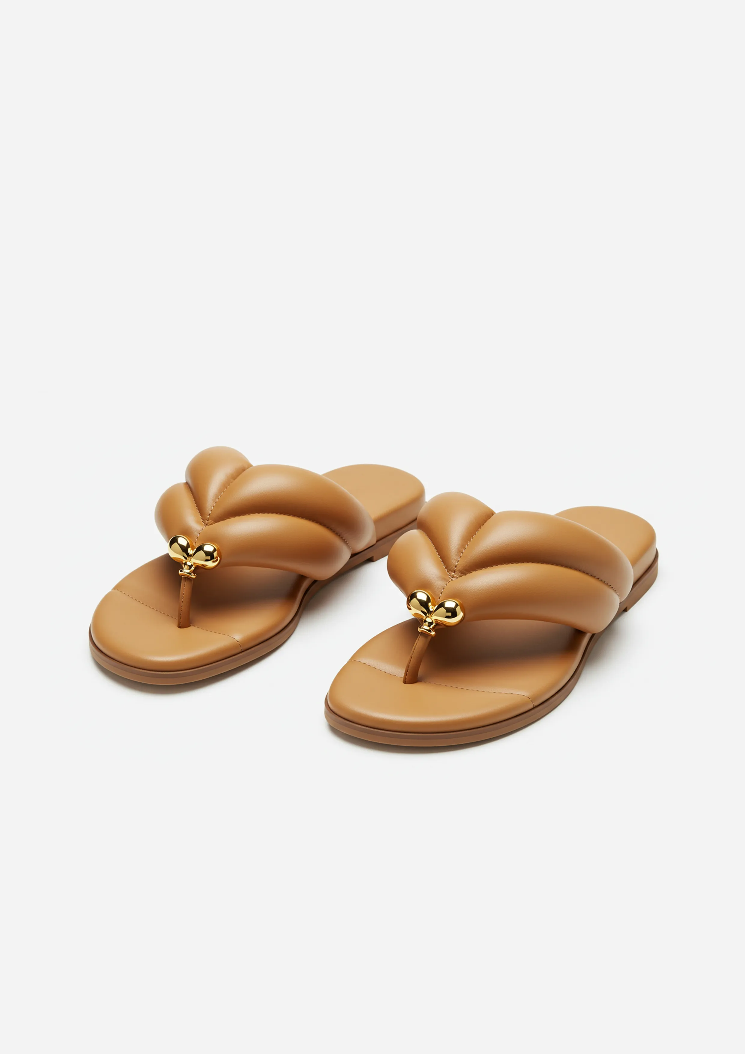 Ava Padded Sandals – Brown sold by JW PEI