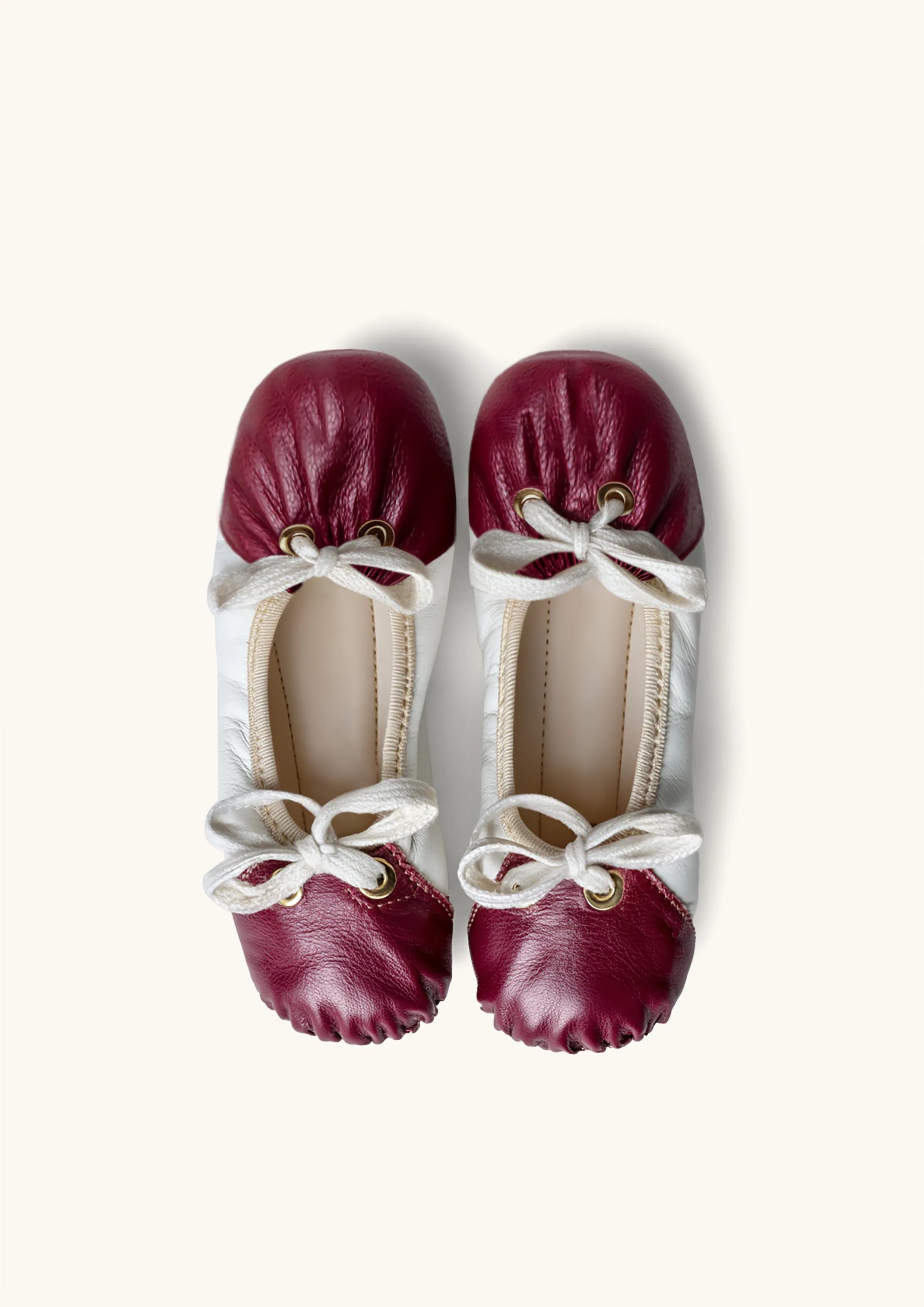 Ruby Bow Ballerinas – Red sold by JW PEI