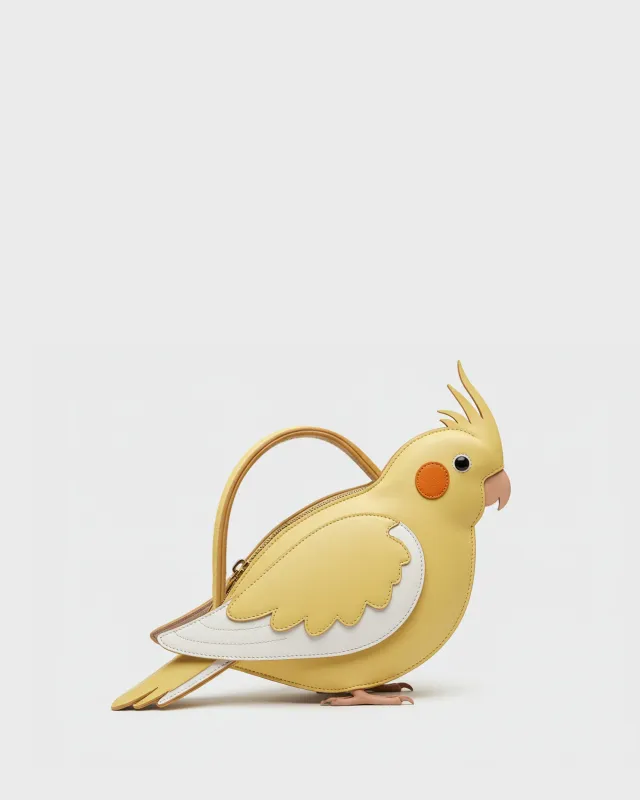 Coco Cockatiel Top Handle Bag - Yellow sold by JW PEI