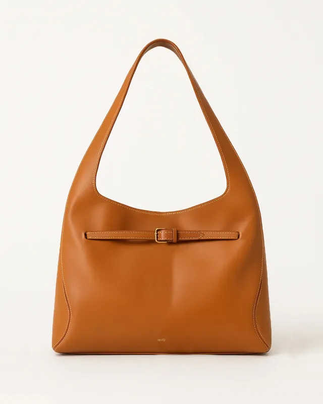Harper Buckle Shoulder Bag - Brown sold by JW PEI