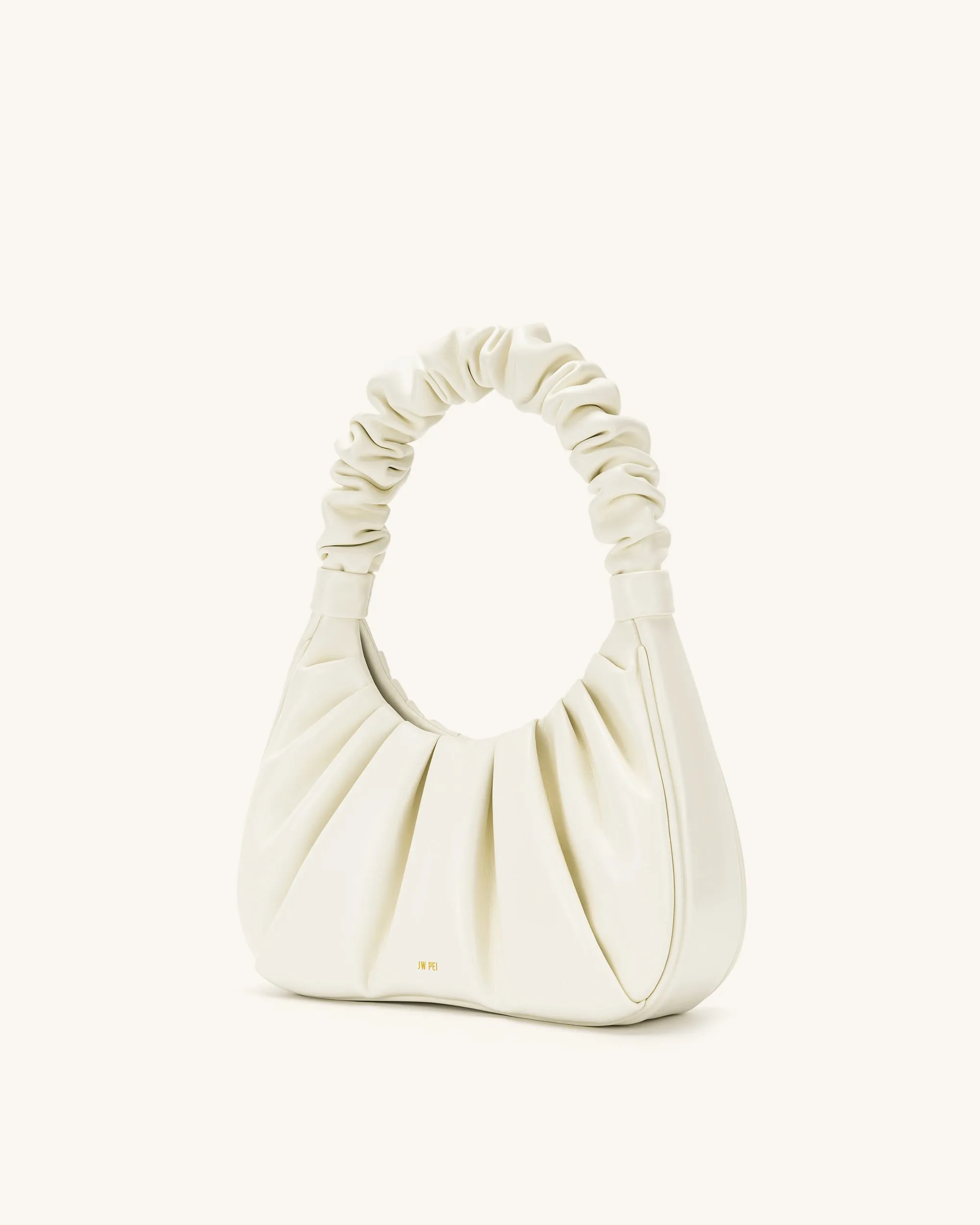 Gabbi Ruched Hobo Handbag - White sold by JW PEI product image thumbnail 2