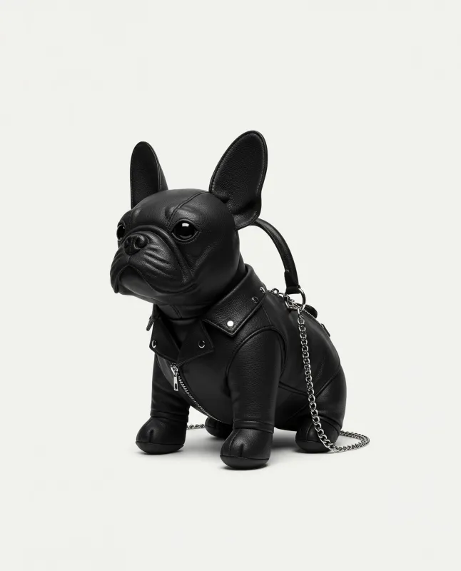 Brody Bulldog Top Handle Bag - Black sold by JW PEI