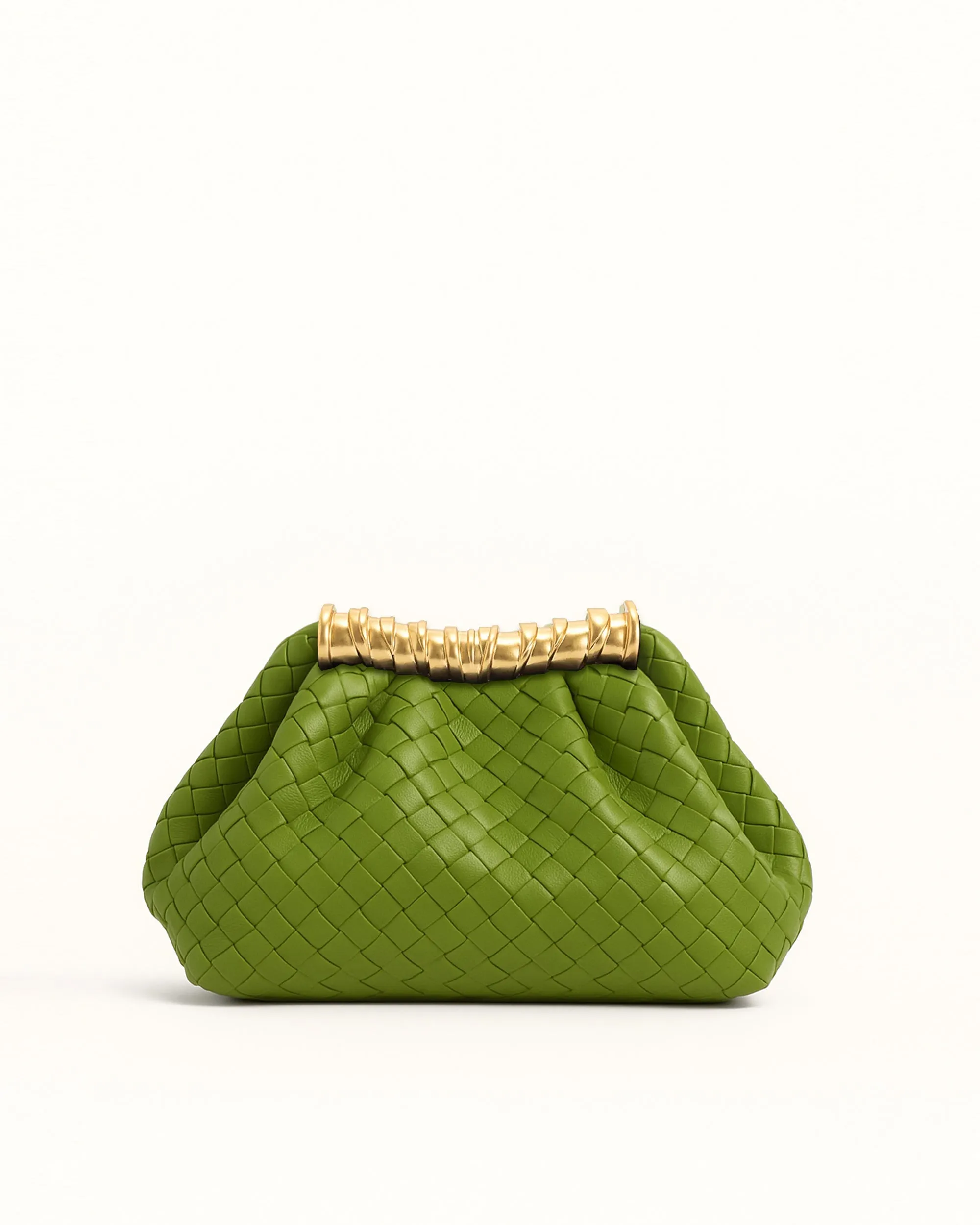 Woven Clutch - Green sold by JW PEI