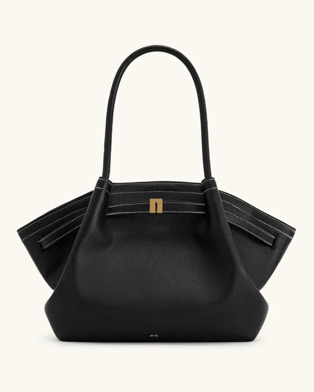 Hana Large Tote Bag - Black sold by JW PEI