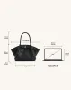 Hana Large Weave Texture Tote Bag - Black sold by JW PEI