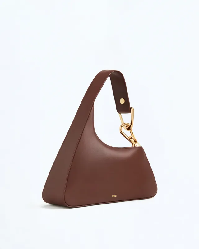 Jade Triangle Shoulder Bag - Brown sold by JW PEI