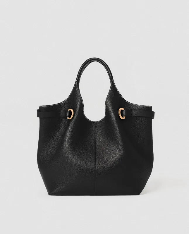 Luna Slouch Tote Bag - Black sold by JW PEI