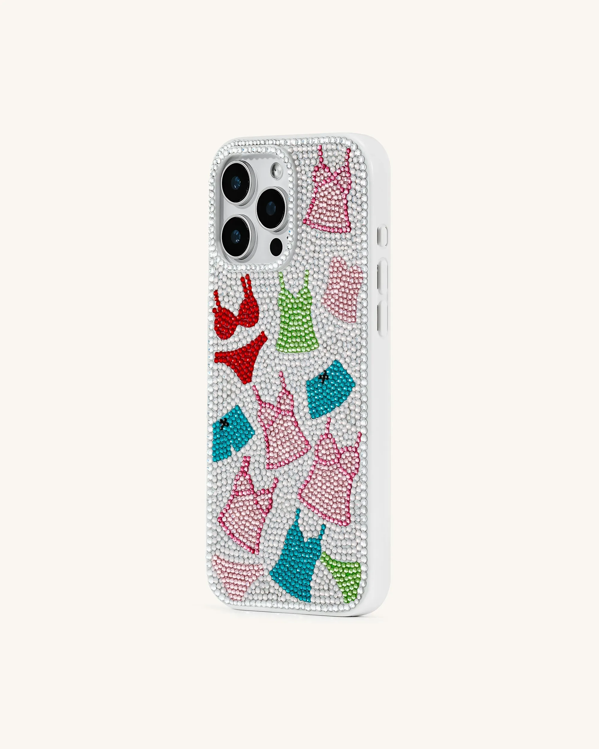 Lingerie Pattern Artificial Crystal Phone Case – Multicolor sold by JW PEI product image thumbnail 2