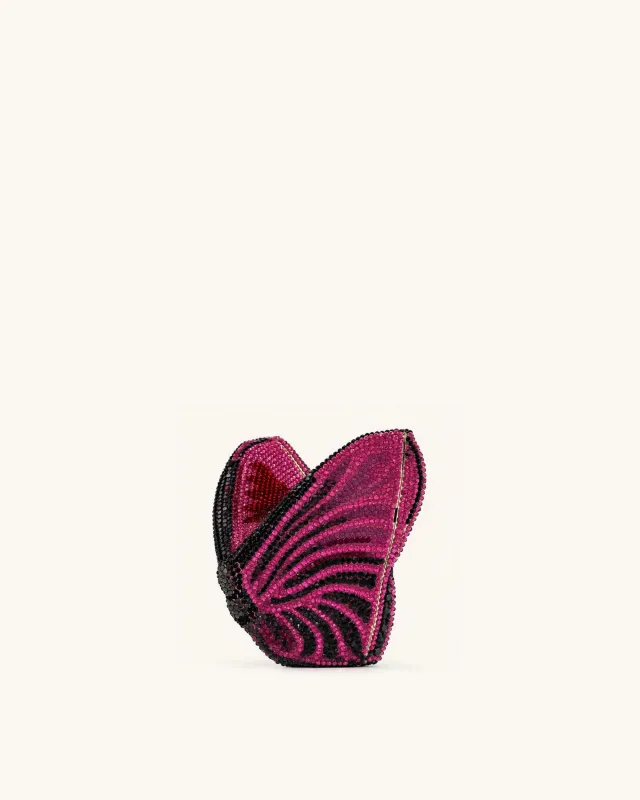 Paisley Crystal Butterfly Clutch - Rose sold by JW PEI