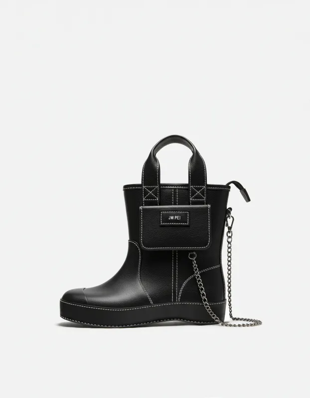 Raelynn Boot-Shaped Crossbody Bag - Black sold by JW PEI